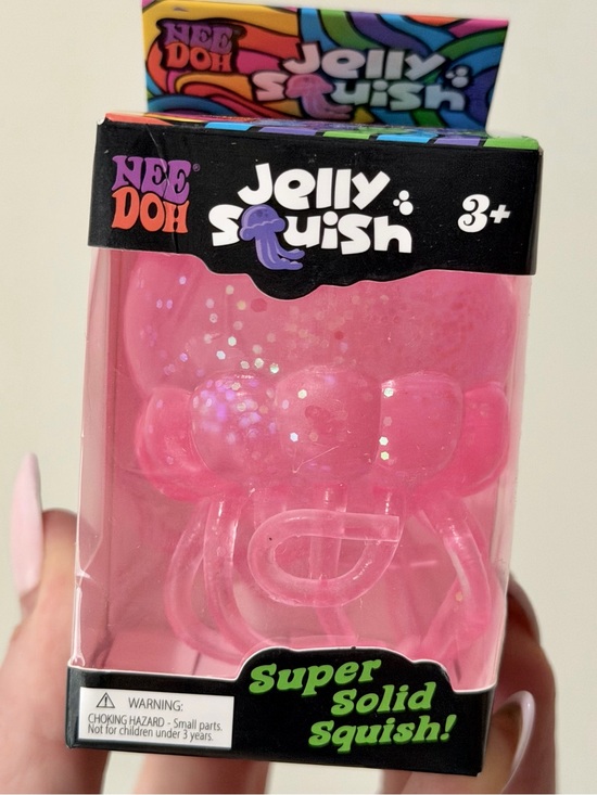 Needoh Other - Viral Jelly Squish Super Solid Squishy- Pink